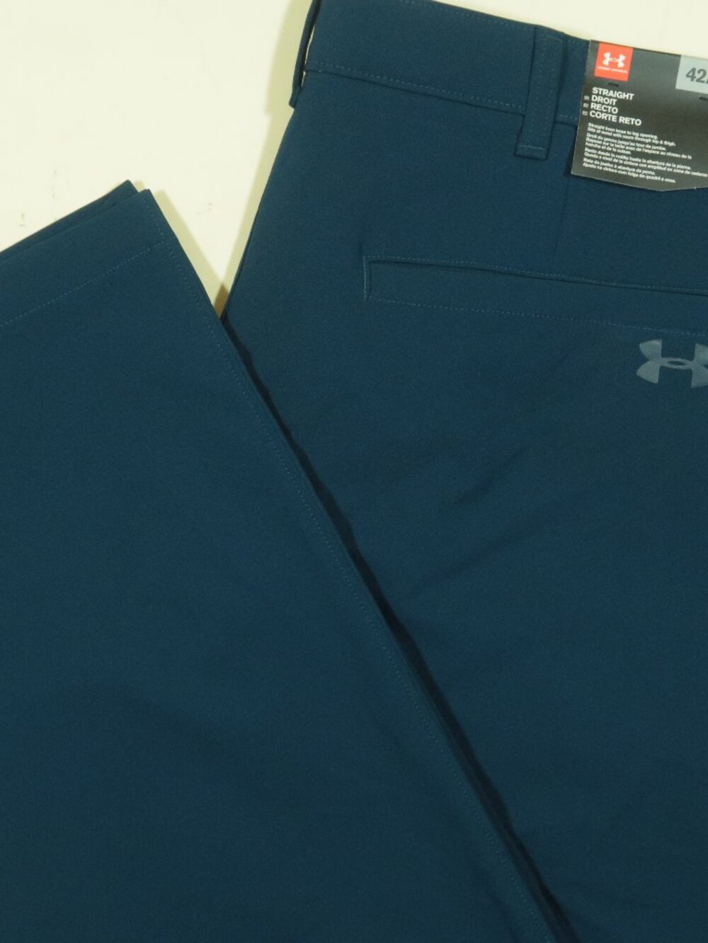 Under Armour Tech Golf Pants Mens 42 Blue Straight Leg New